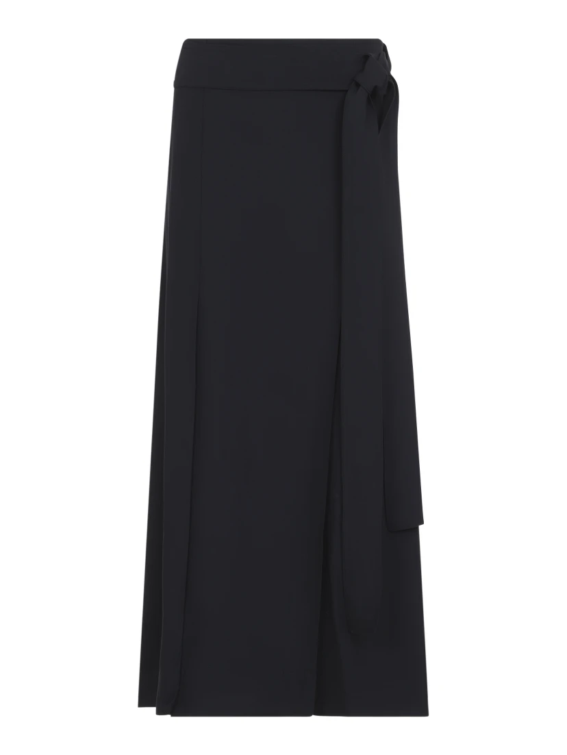 MILE KNIFE PLEAT BELTED SKIRT