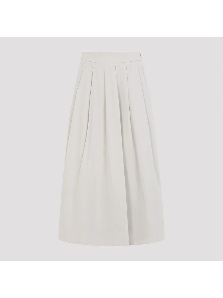 MIDI TAFFETAS SKIRT