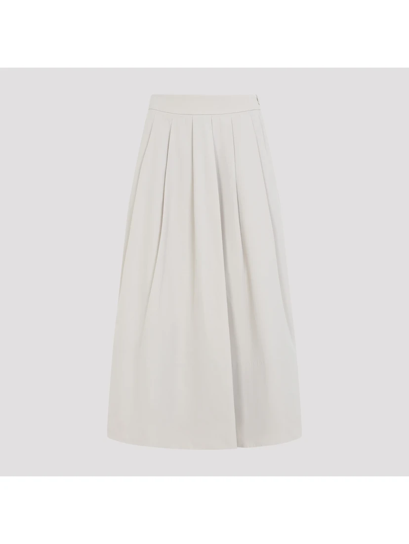 MIDI TAFFETAS SKIRT