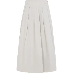MIDI TAFFETAS SKIRT
