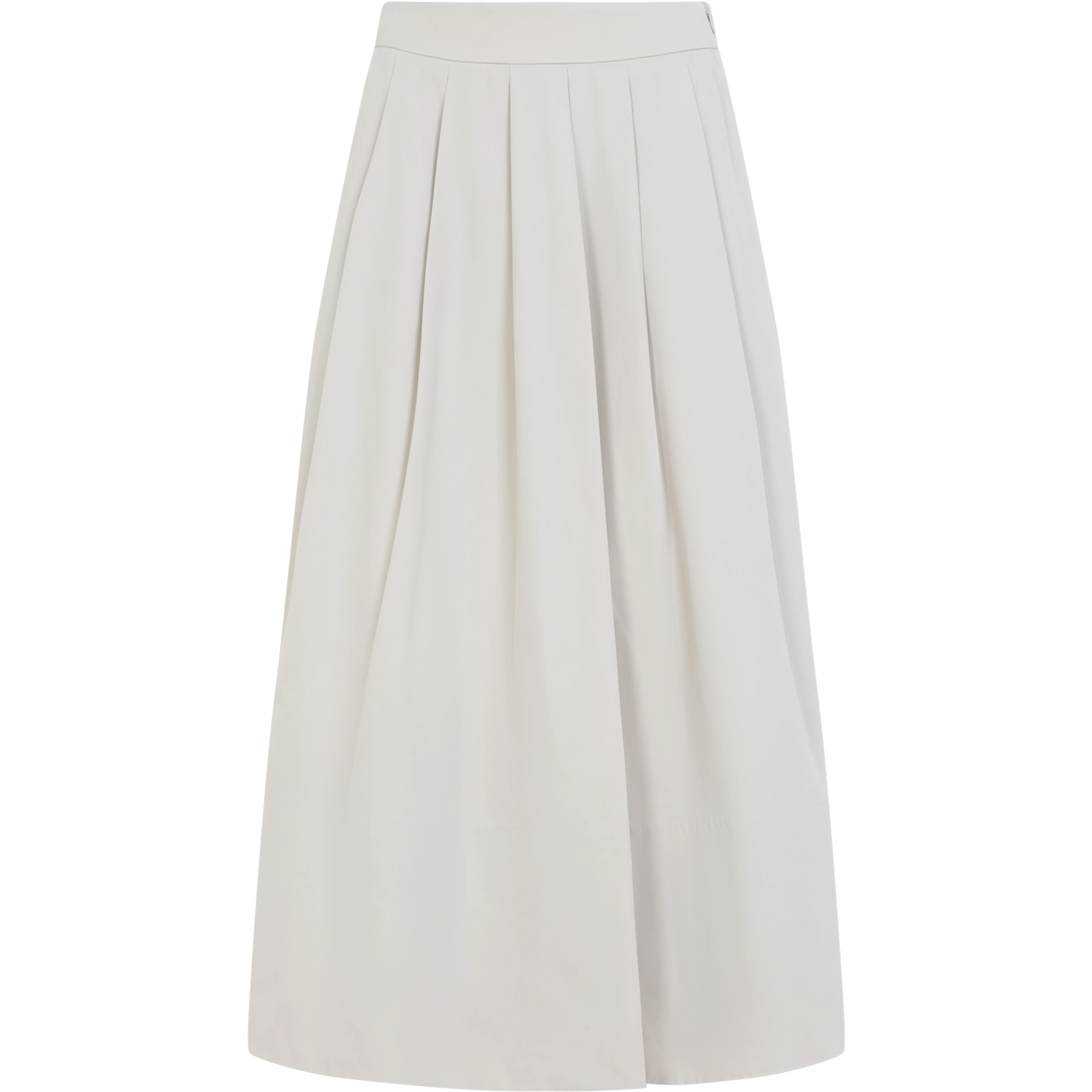 MIDI TAFFETAS SKIRT