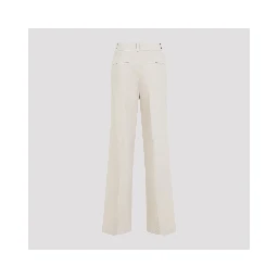 WIDE LEG BUL COTTON PANTS