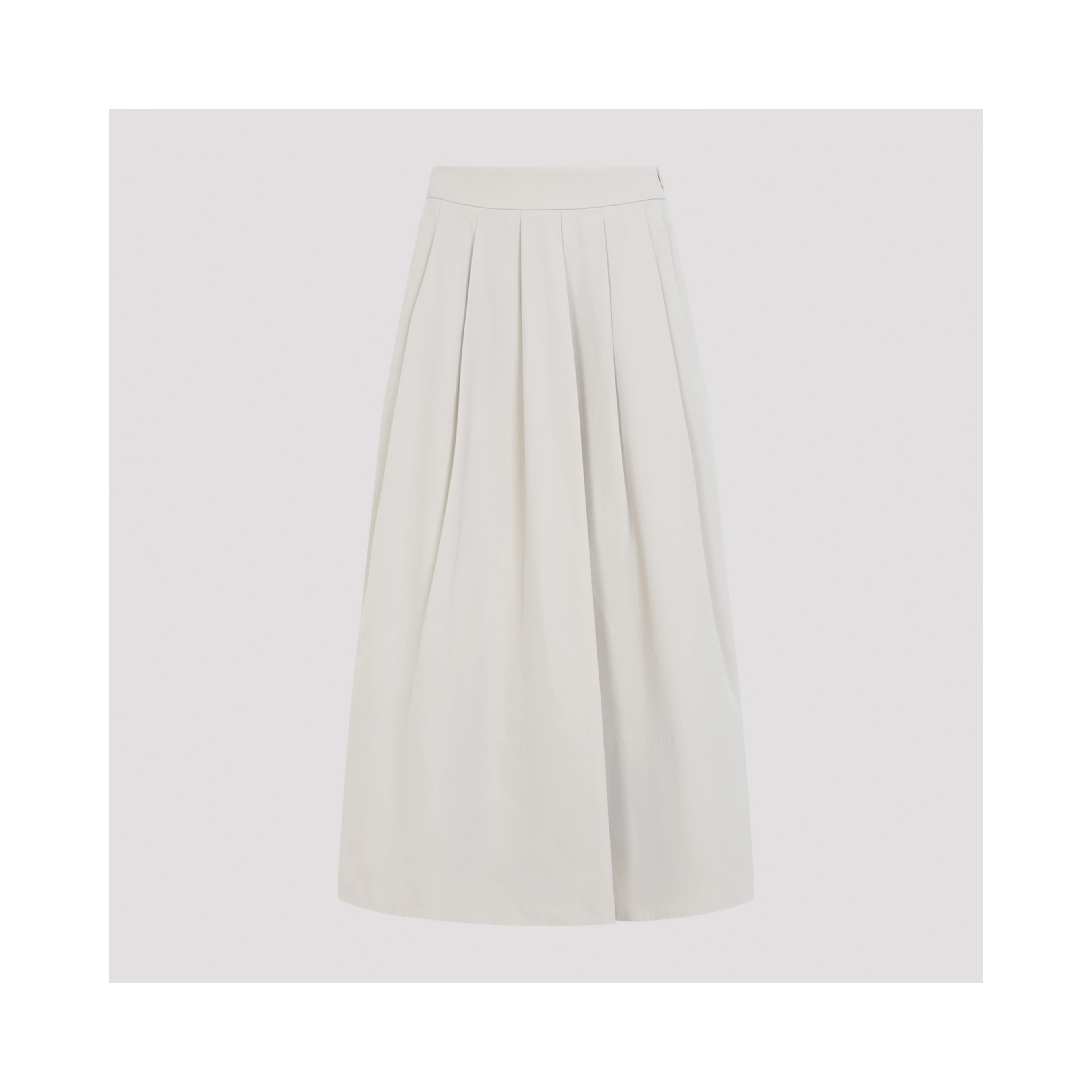 MIDI TAFFETAS SKIRT