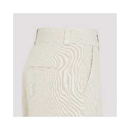 WIDE LEG BUL COTTON PANTS