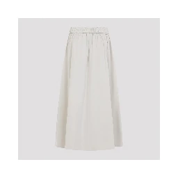 MIDI TAFFETAS SKIRT