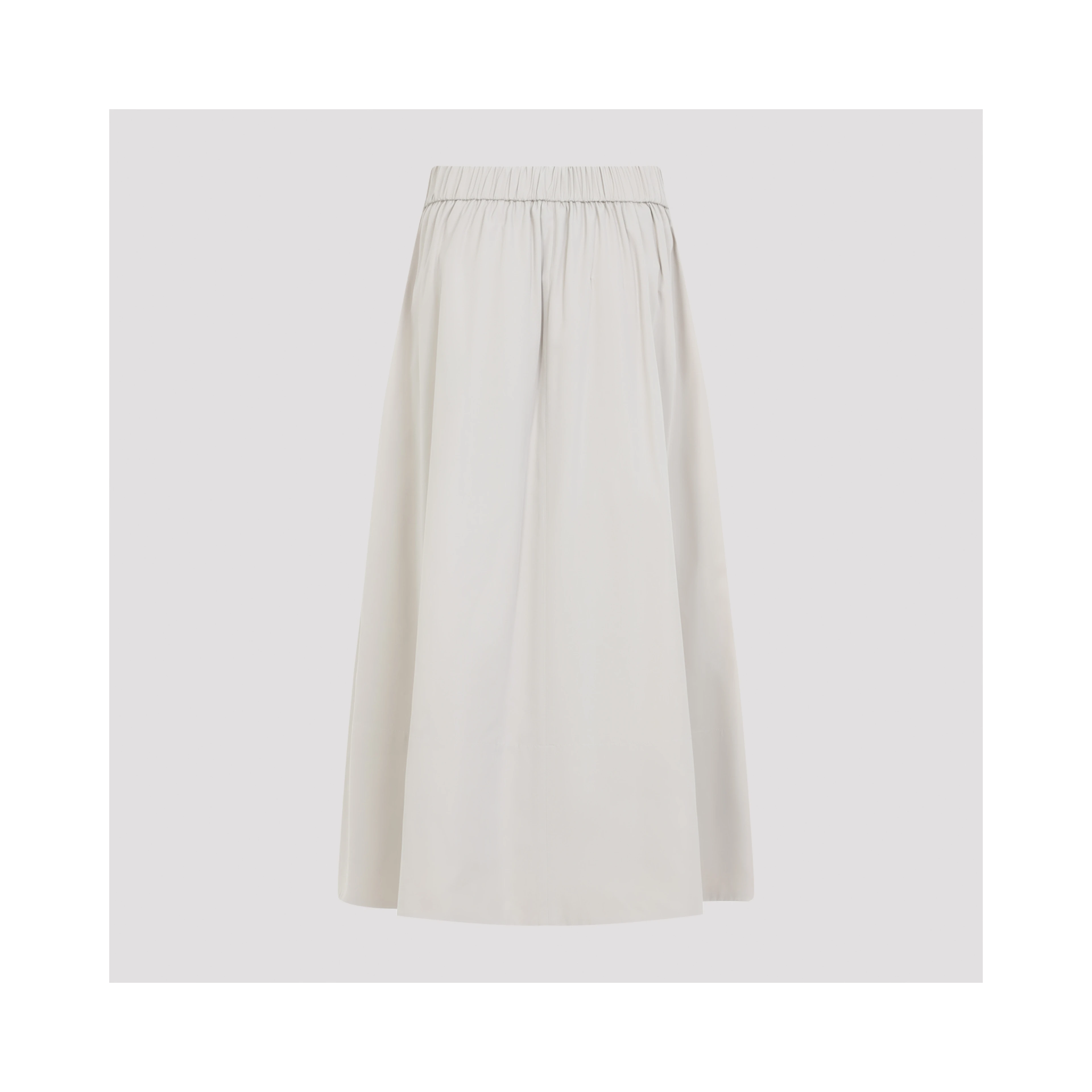 MIDI TAFFETAS SKIRT