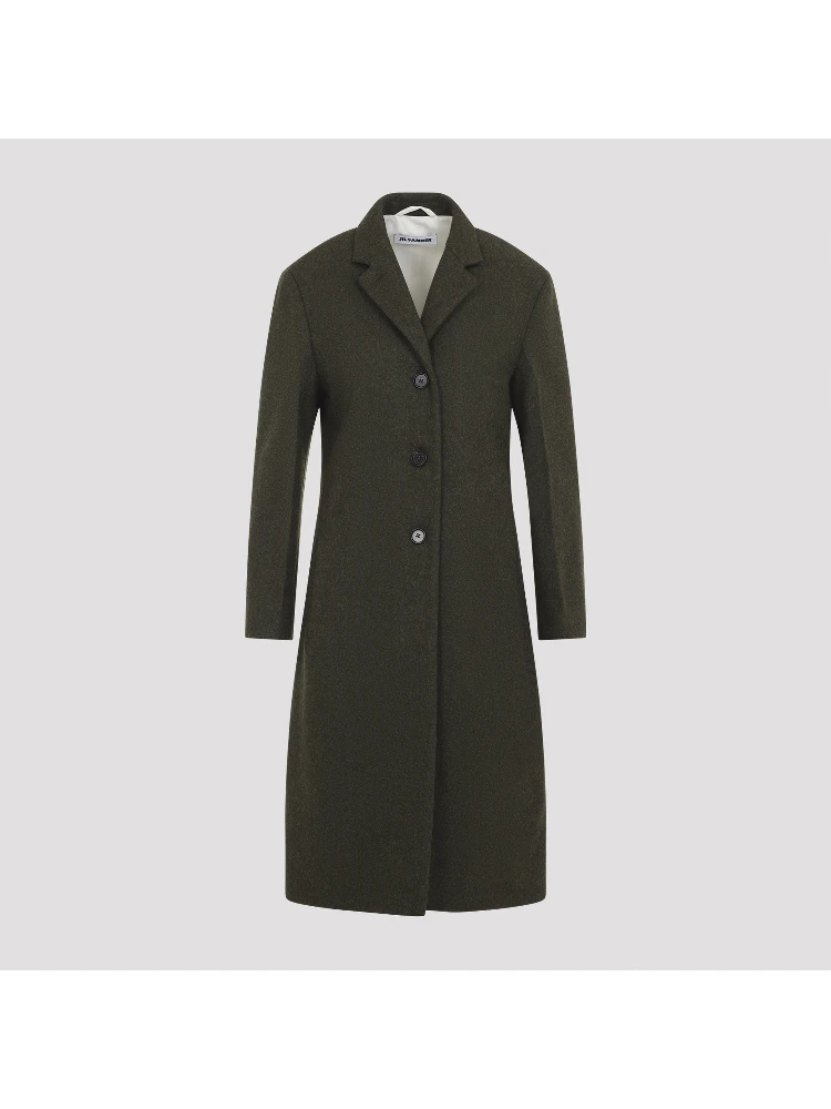 SLIM STRAIGHT KNEE-LENGTH COAT