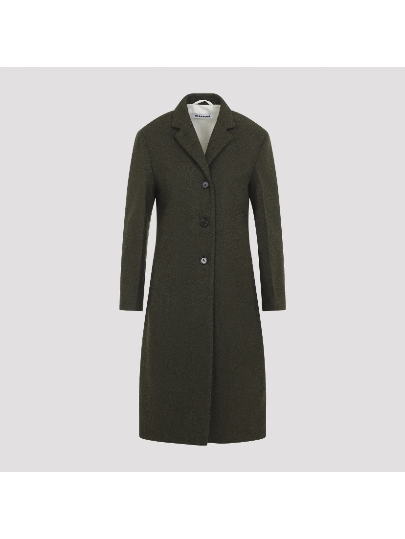 SLIM STRAIGHT KNEE-LENGTH COAT