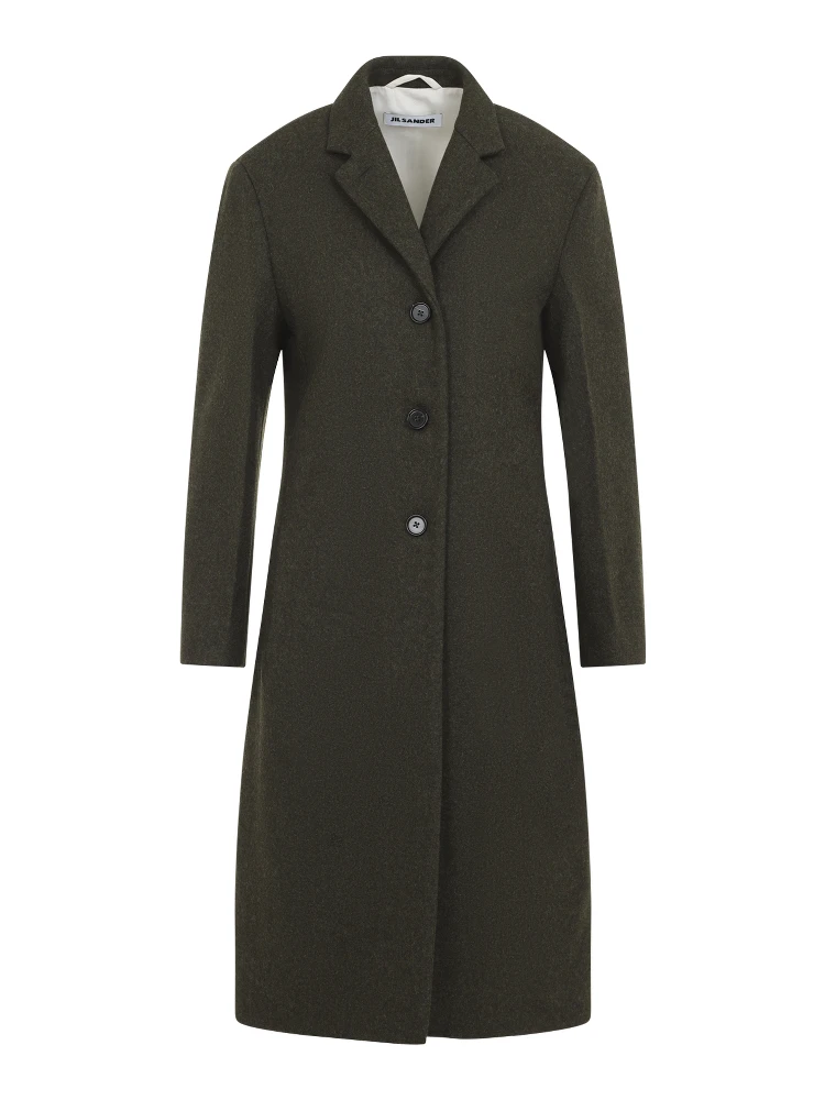SLIM STRAIGHT KNEE-LENGTH COAT alternative