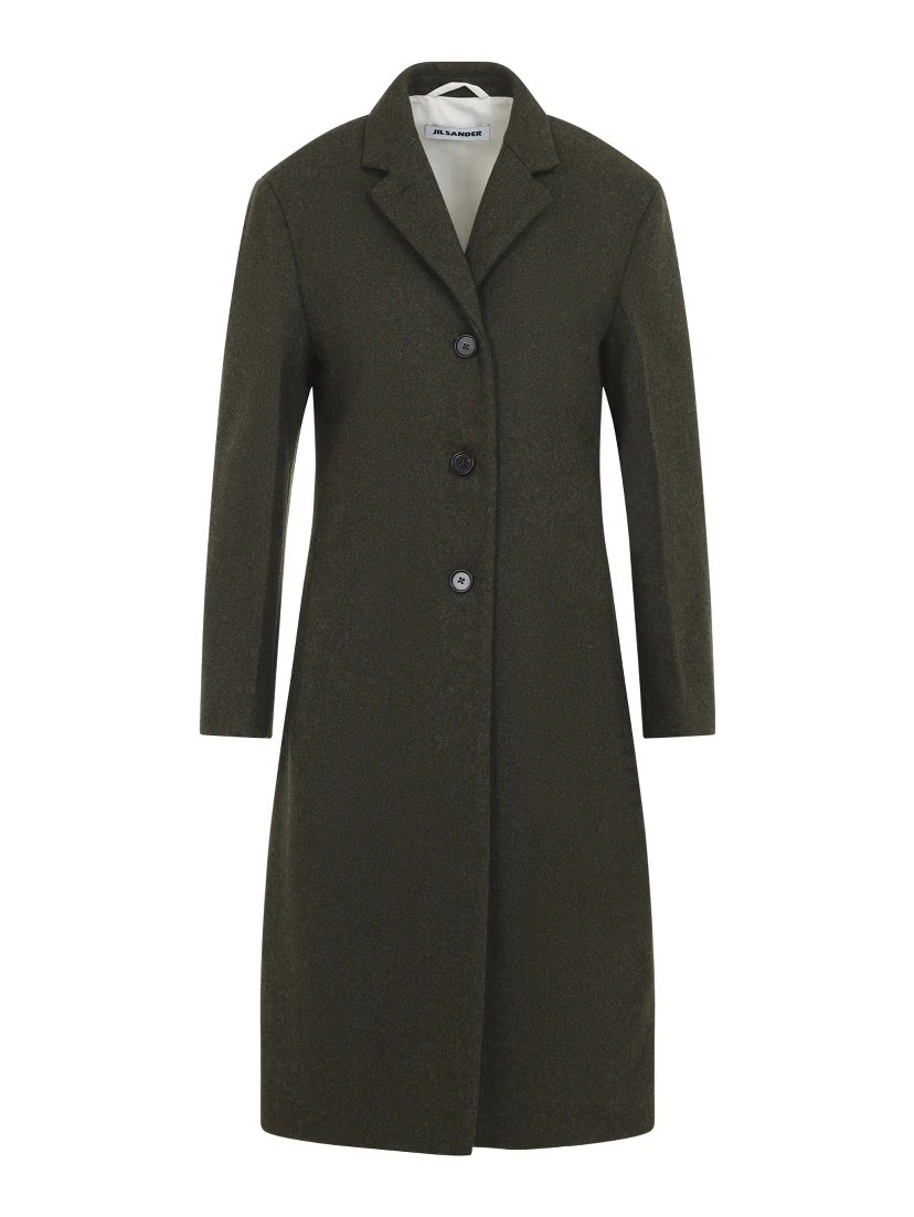 SLIM STRAIGHT KNEE-LENGTH COAT