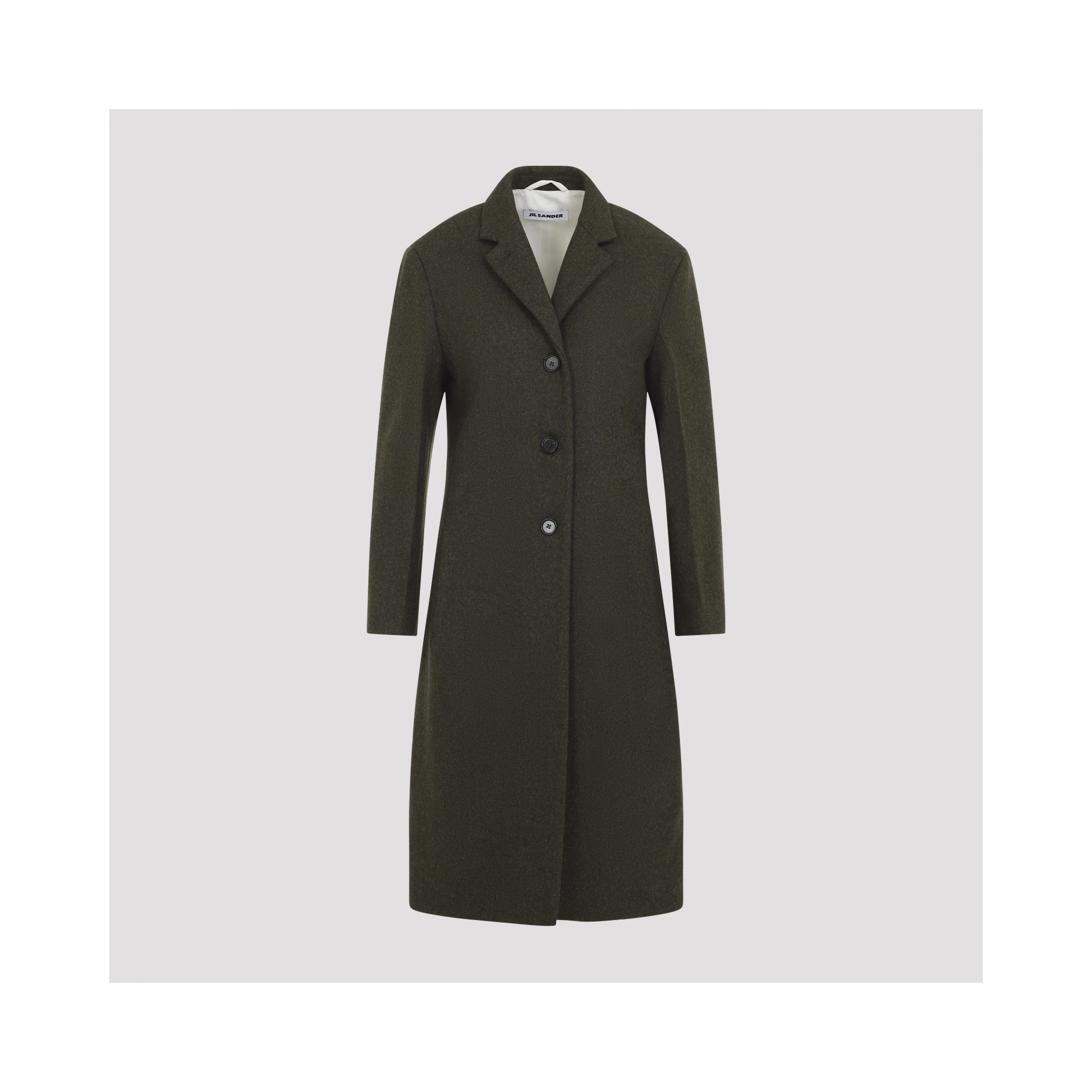 SLIM STRAIGHT KNEE-LENGTH COAT
