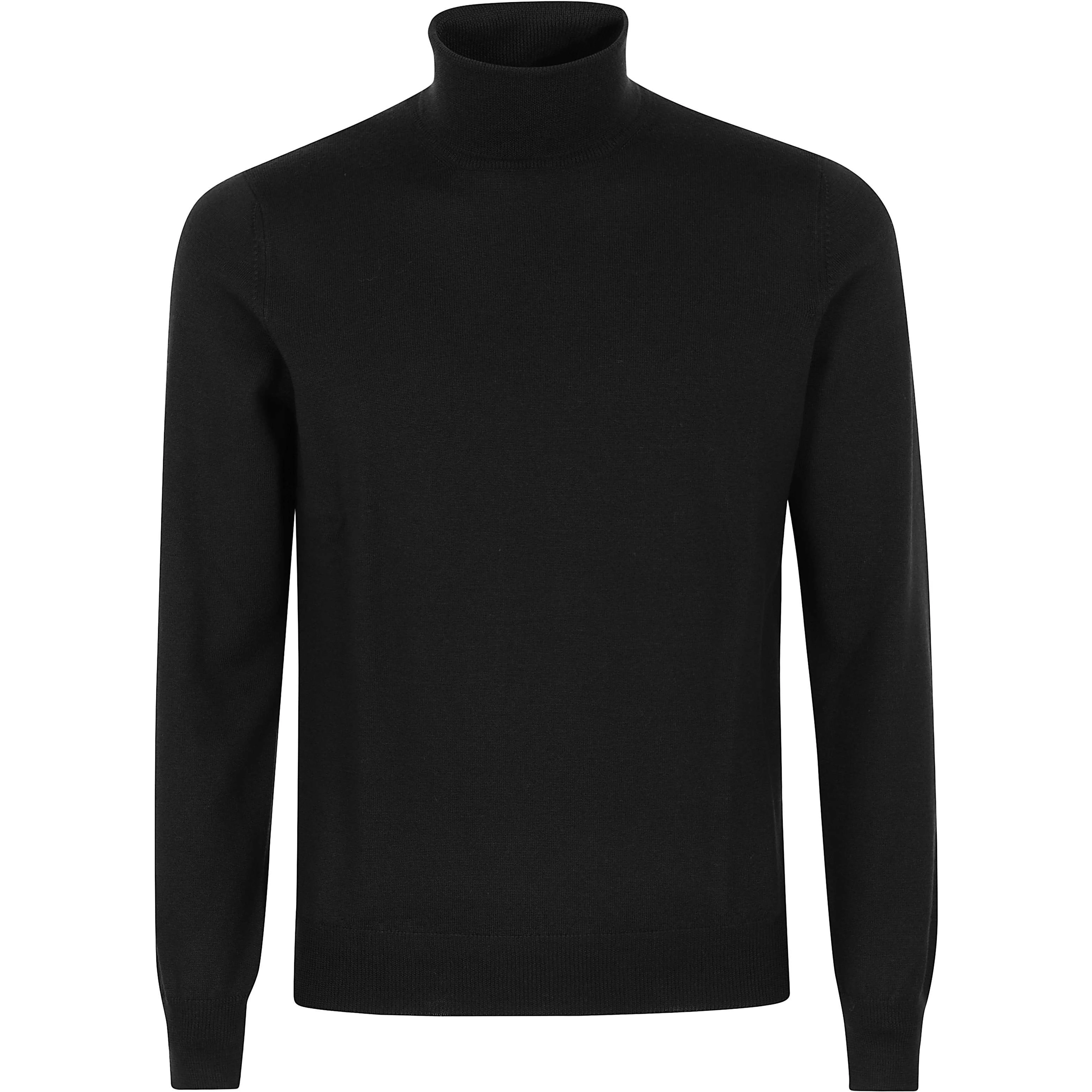 MAGLIA COLLO ALTO 1 FILO MERINOS