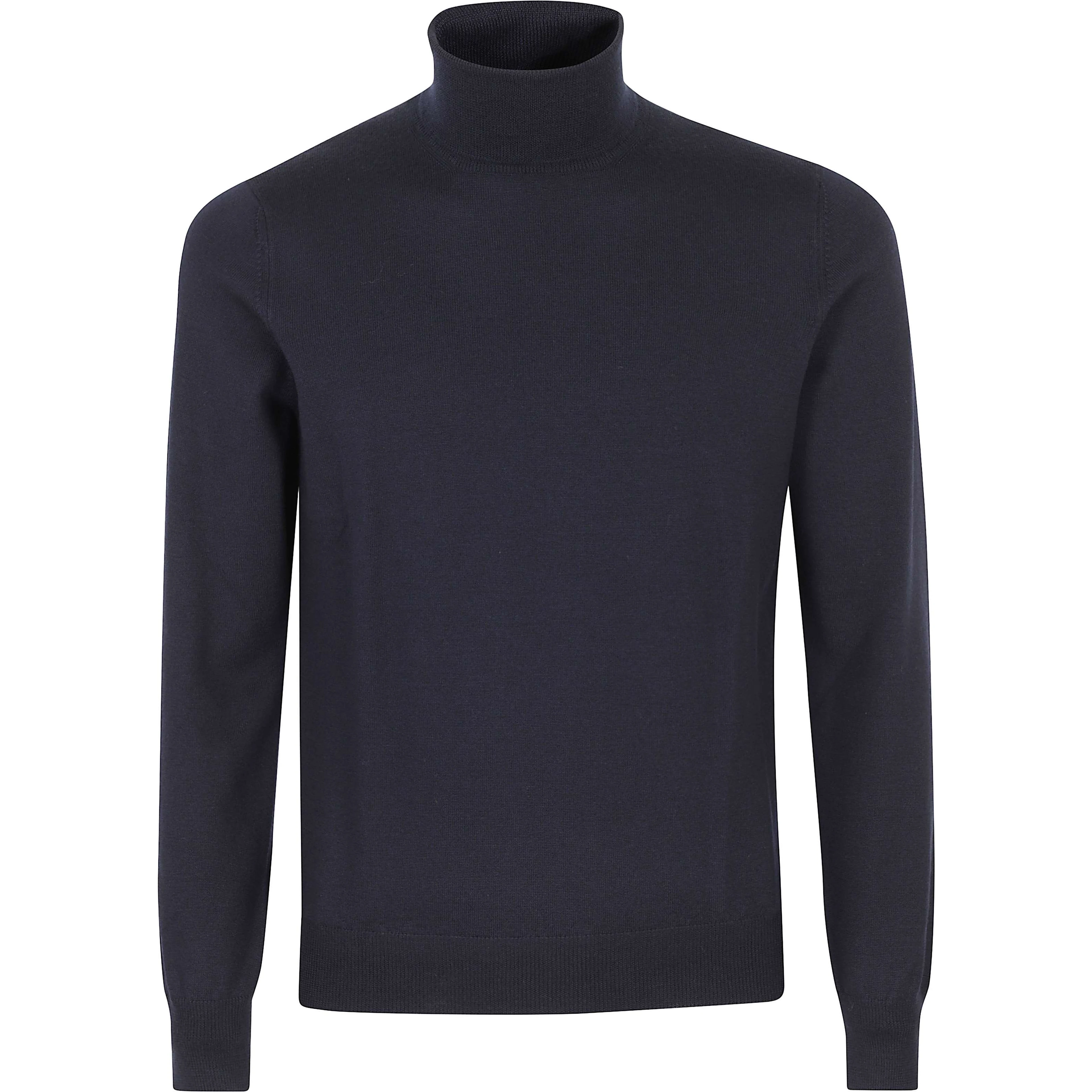 MAGLIA COLLO ALTO 1 FILO MERINOS