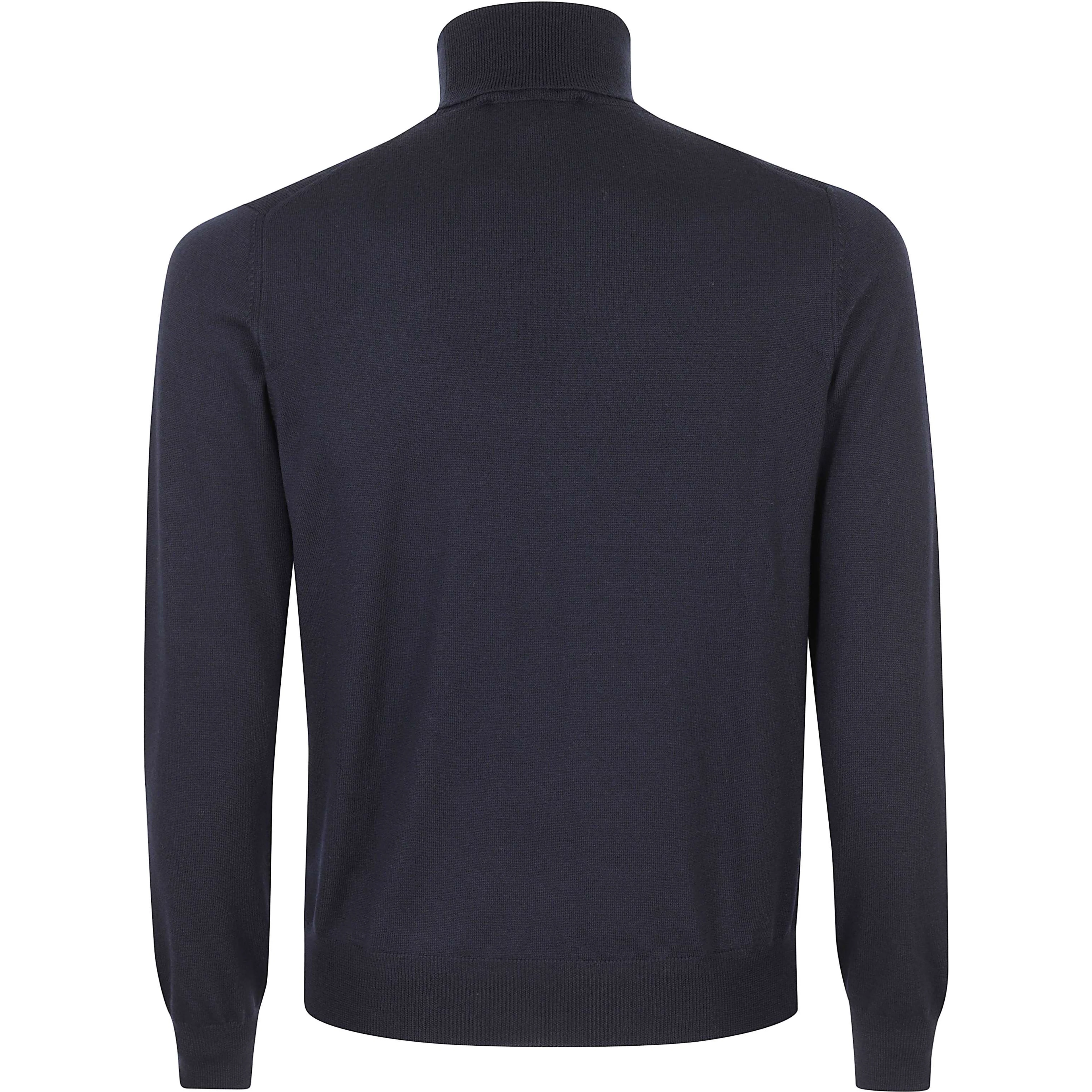 MAGLIA COLLO ALTO 1 FILO MERINOS