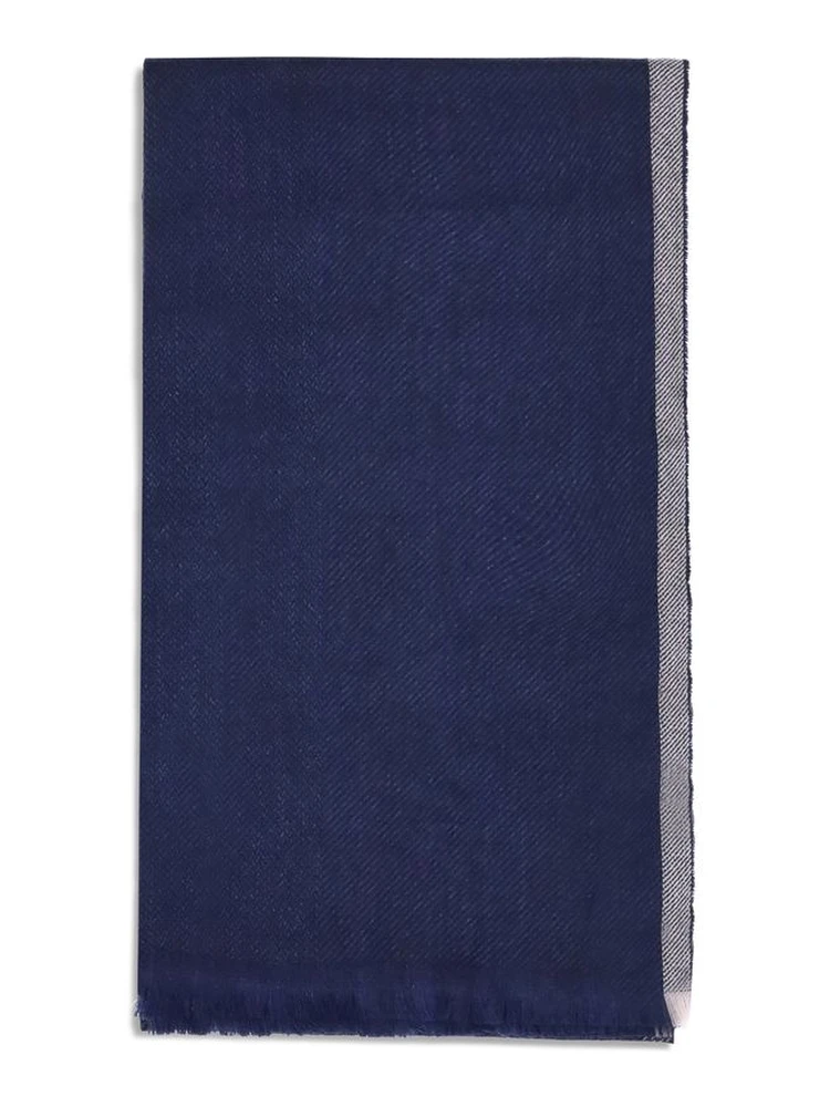 Blue Cashmere Scarf
