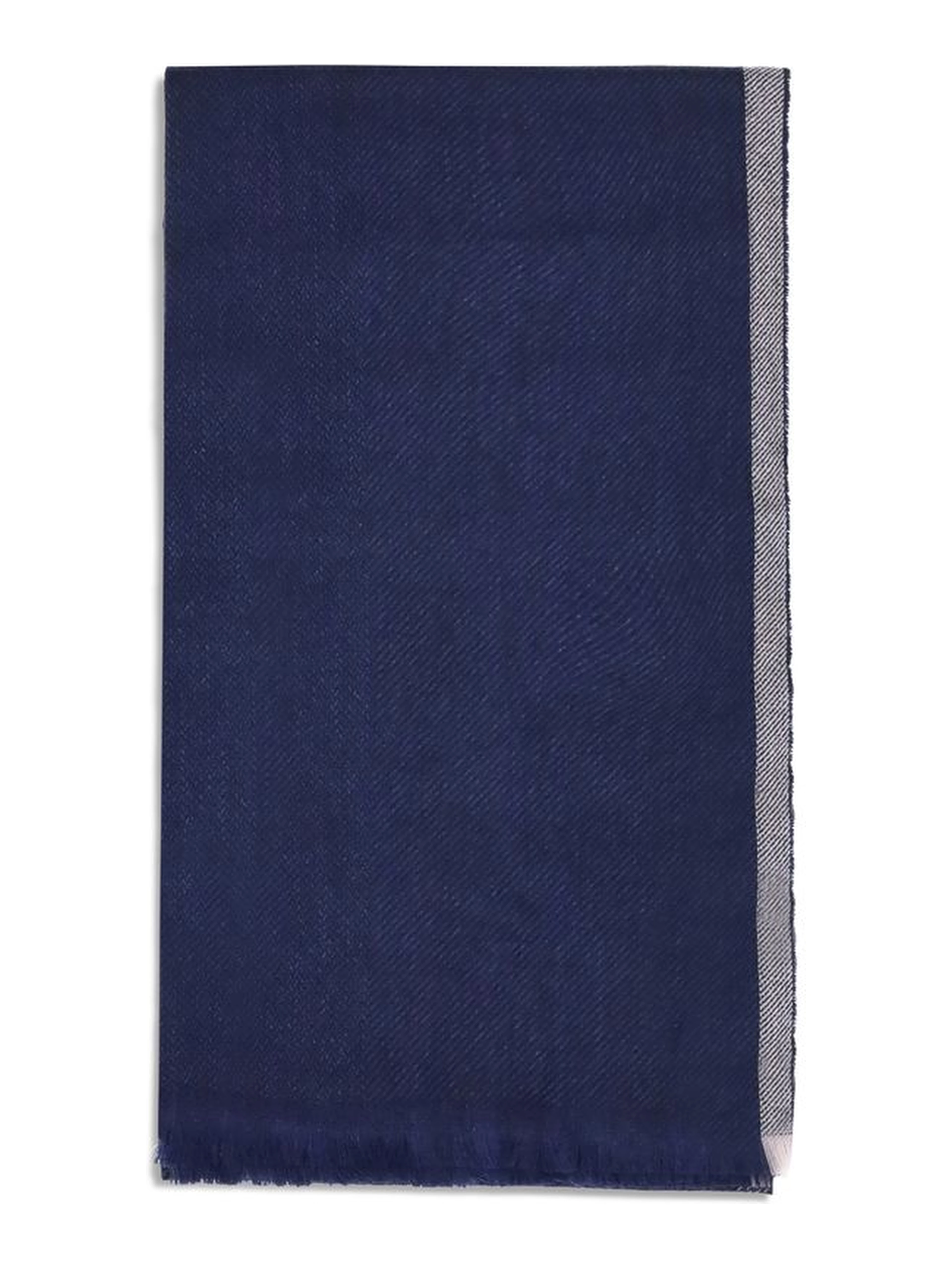 Blue Cashmere Scarf