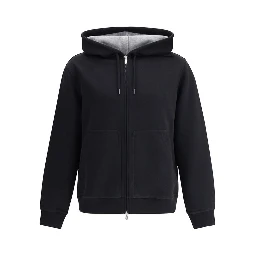 Black Cotton Sweatshirt