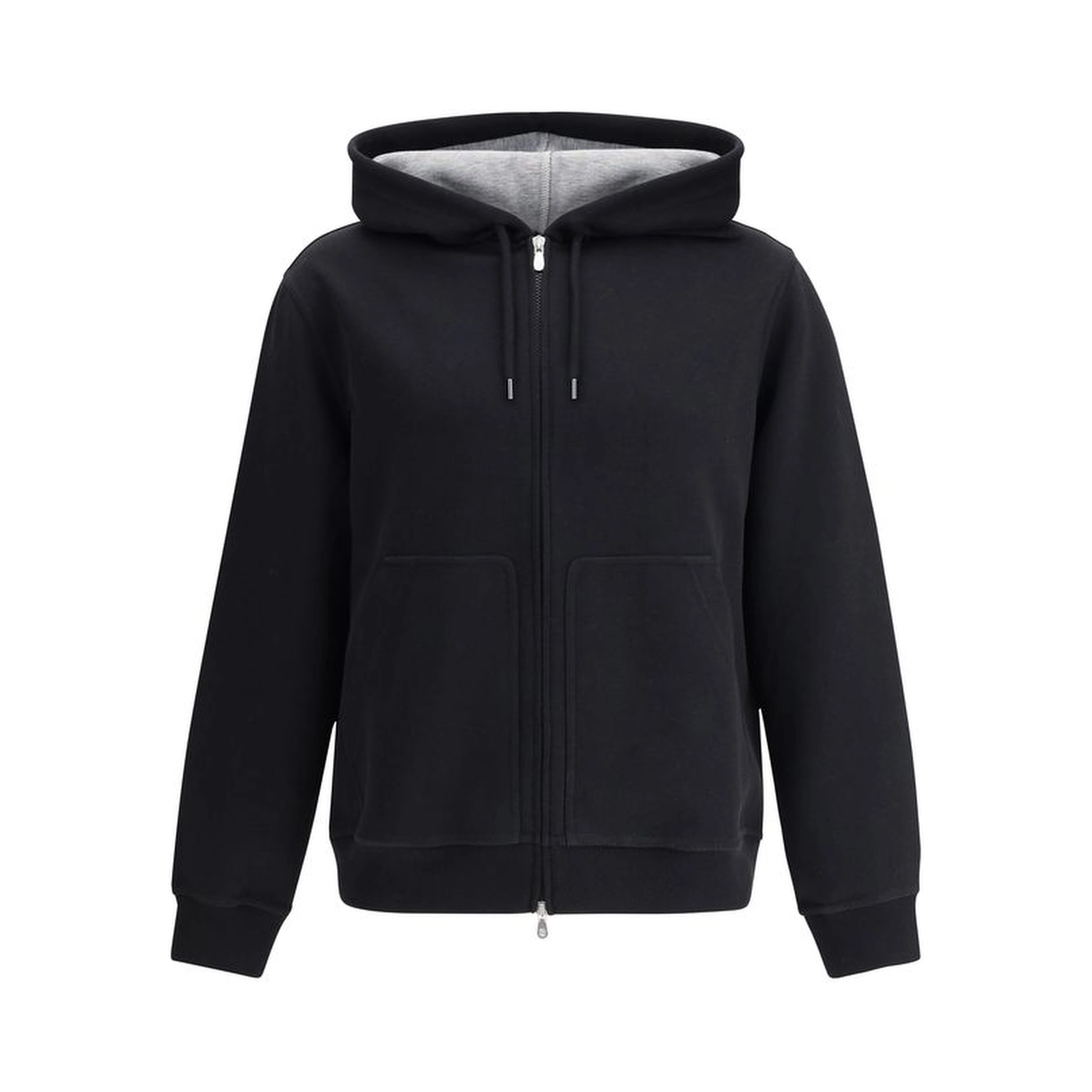 Black Cotton Sweatshirt