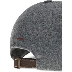 Gray Wool Oves Aries Cap (Baseball Hat)