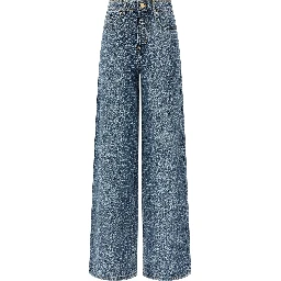 Blue Cotton Jeans Denim