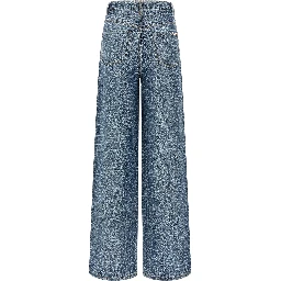 Blue Cotton Jeans Denim