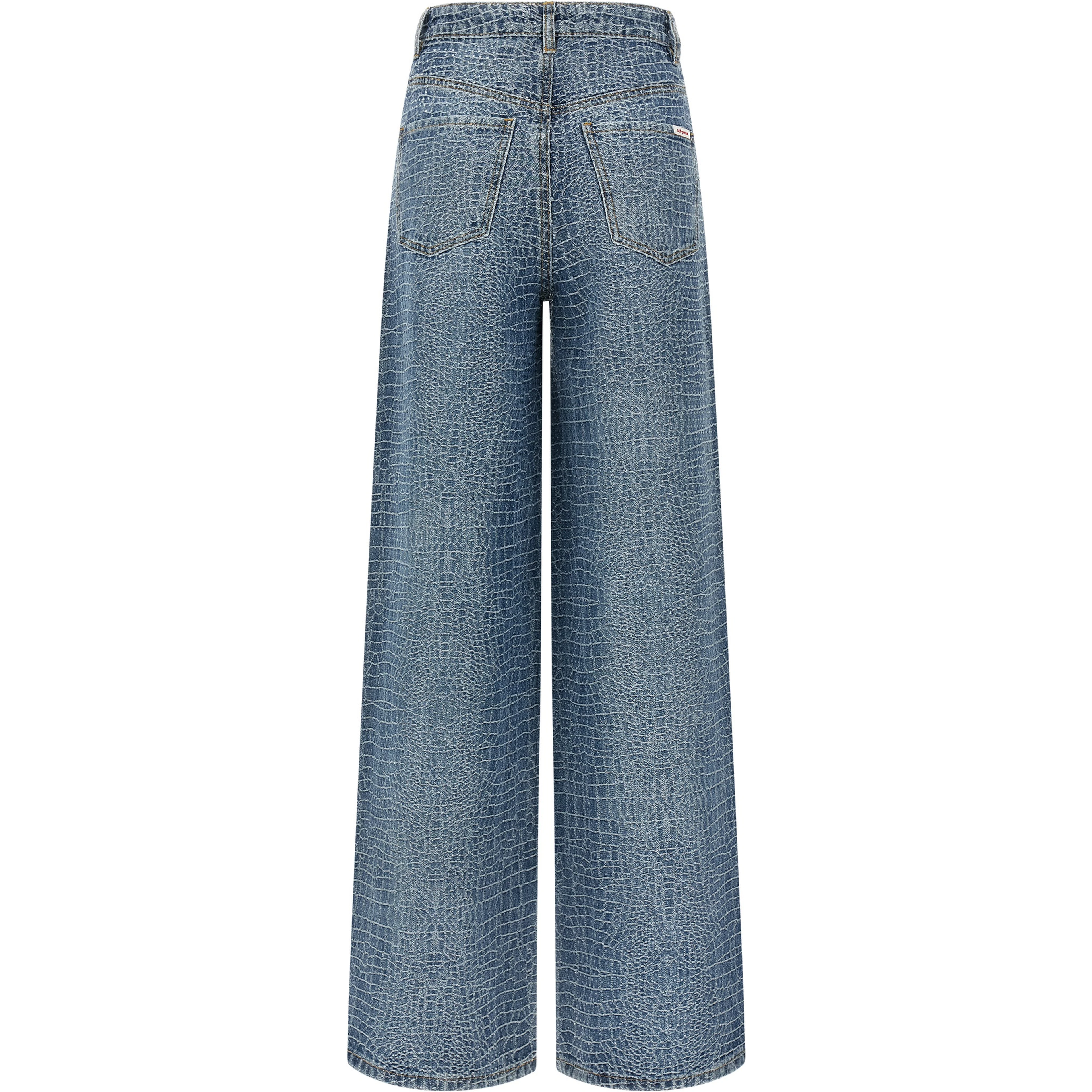 Blue Cotton Jeans Denim