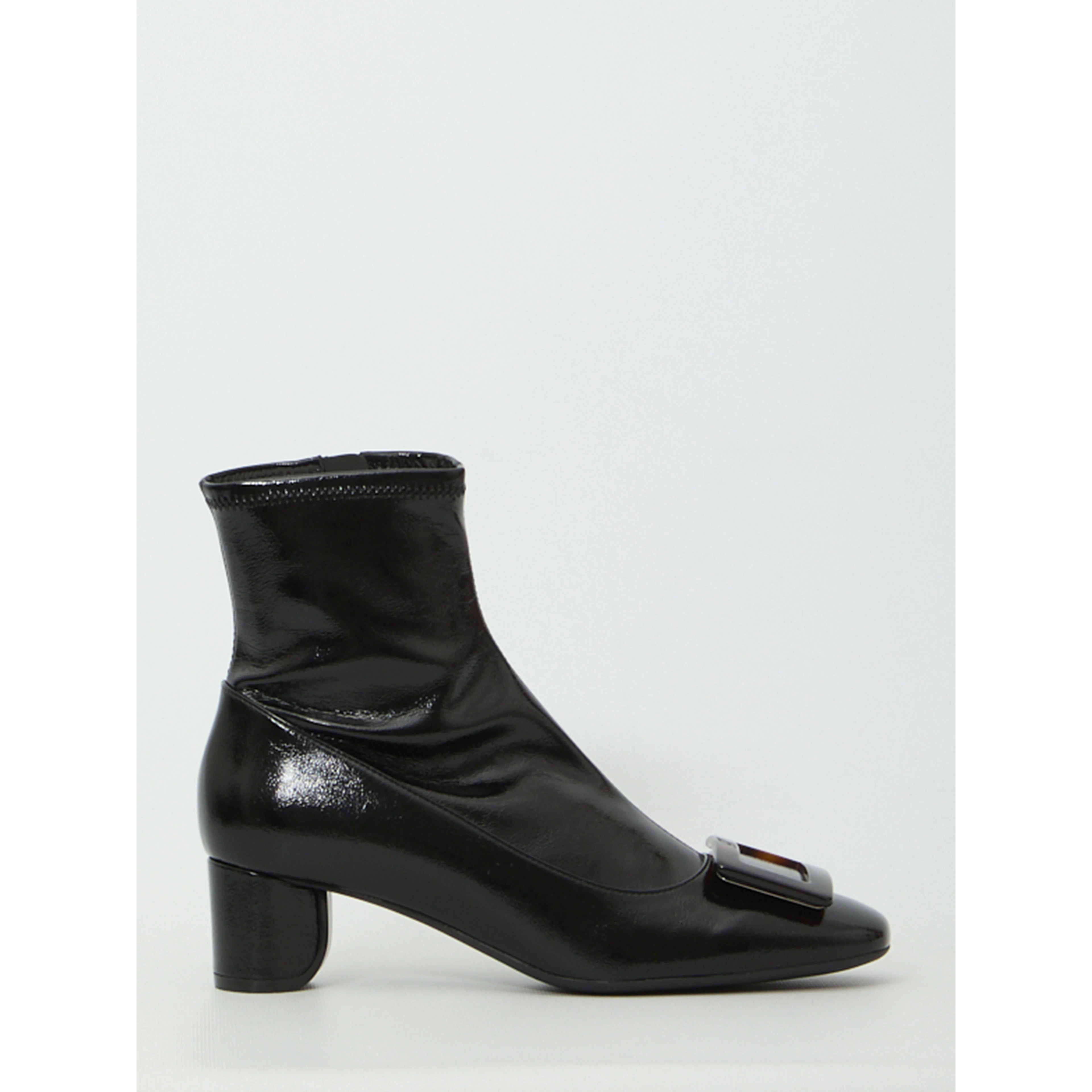 Roundy Turtle Stretch ankle boots
