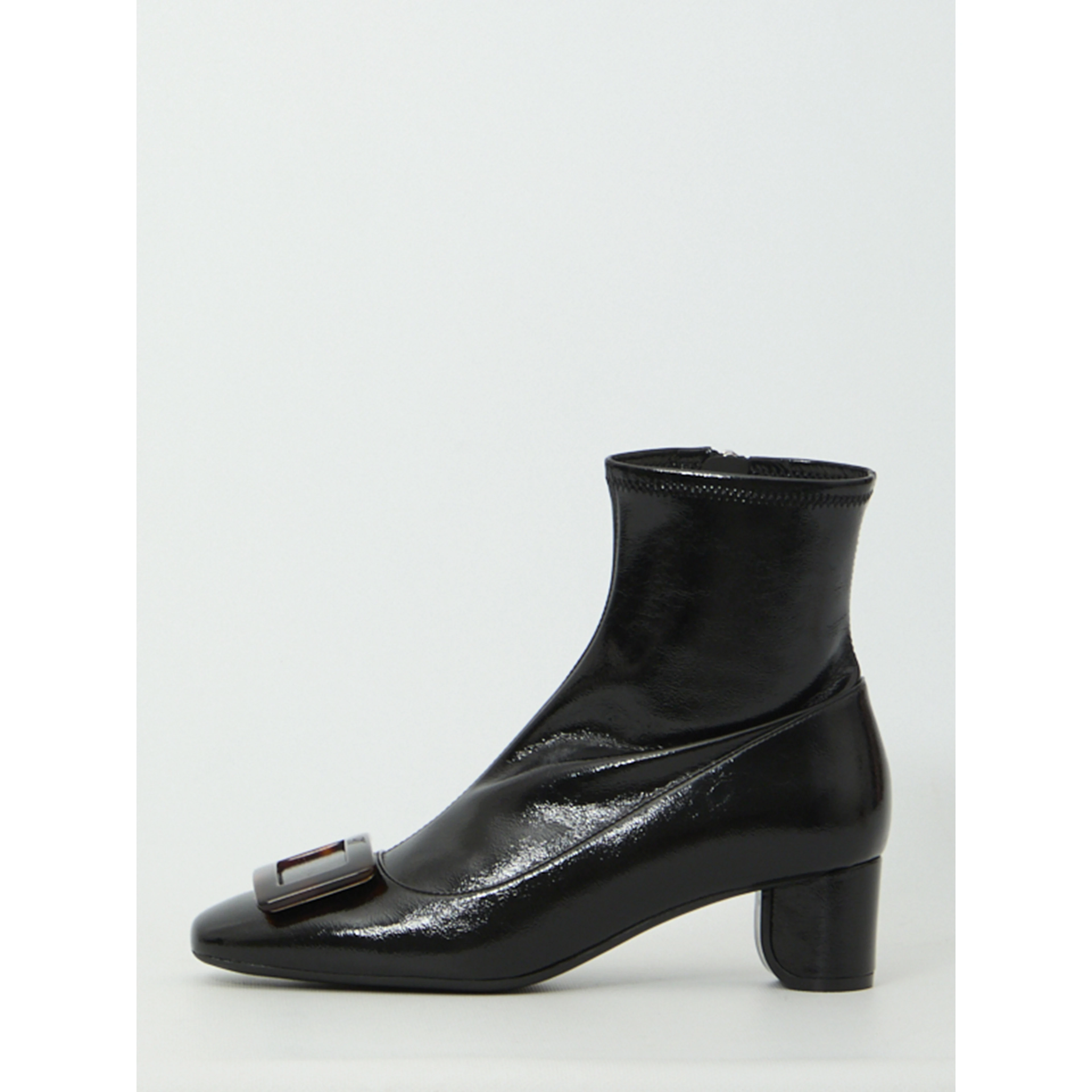 Roundy Turtle Stretch ankle boots