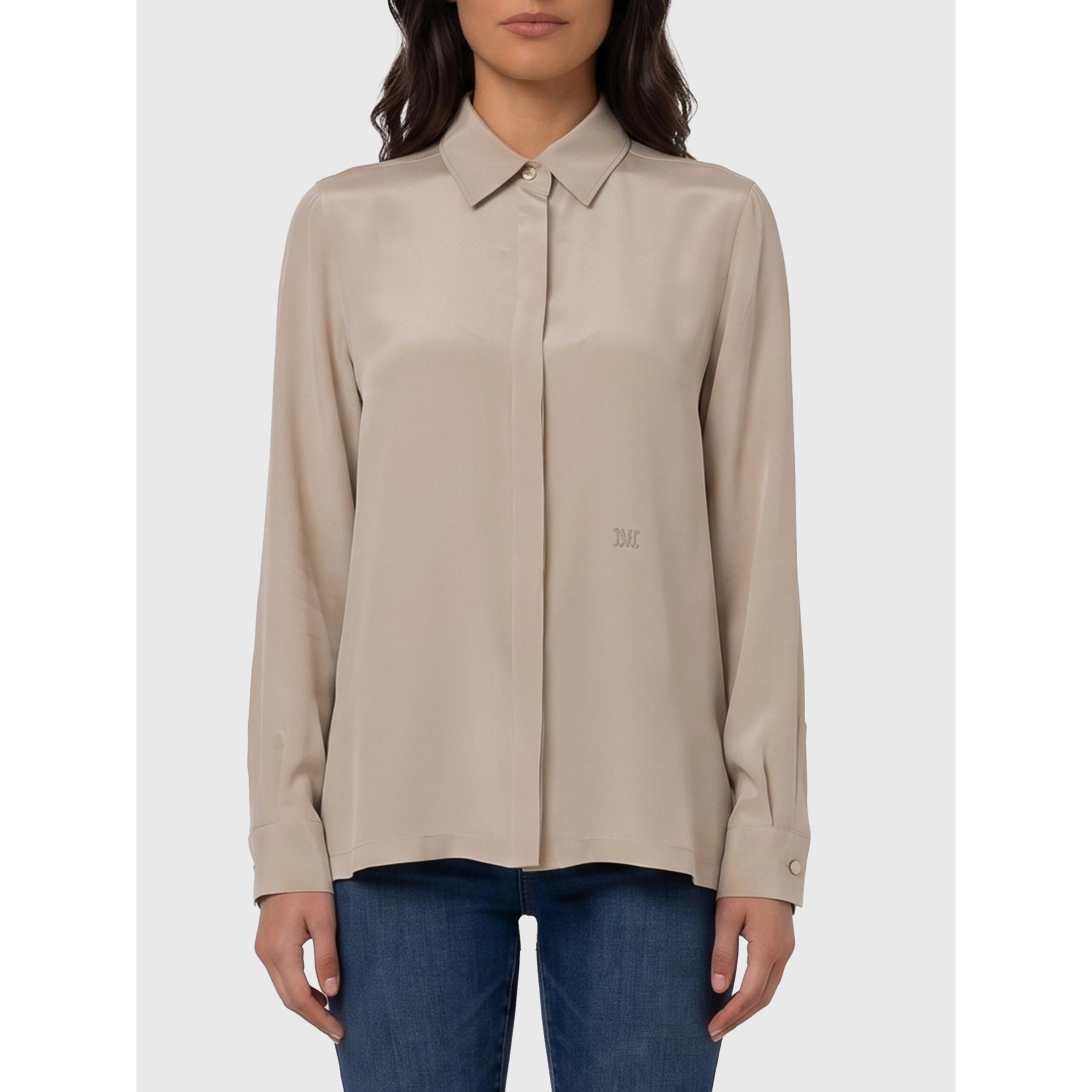 Geranium silk shirt