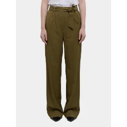 Editto wool trousers with belt