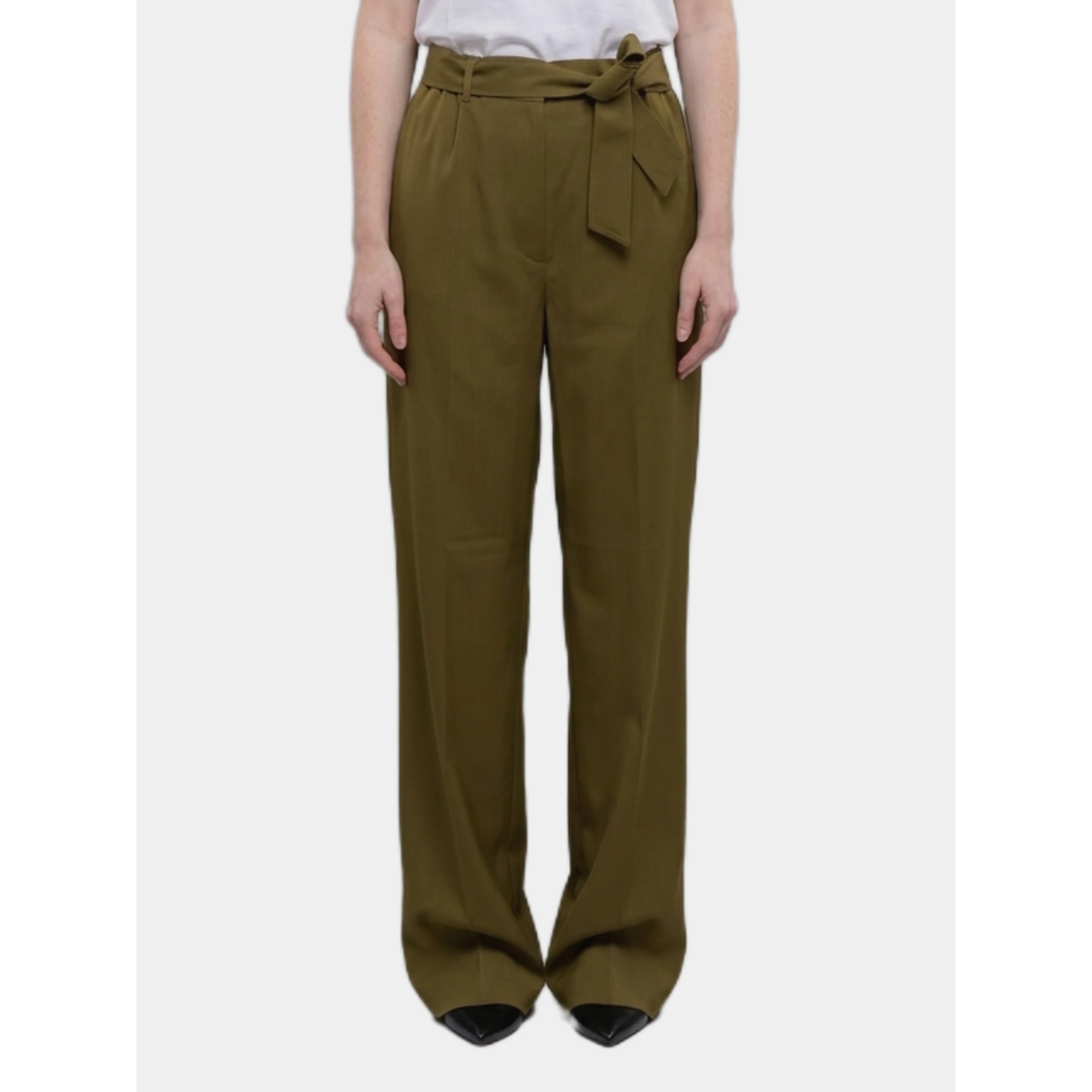 Editto wool trousers with belt