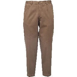 Pantaloni In Bull Di Cotone