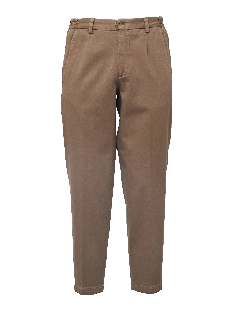 Pantaloni In Bull Di Cotone