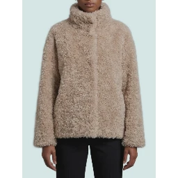 Short faux fur coat