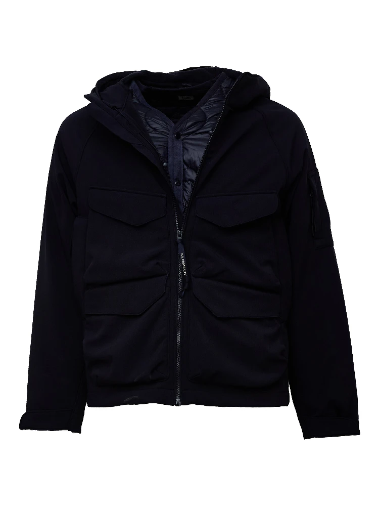 C.P. Shell-R Padded Hooded Lens Jacket