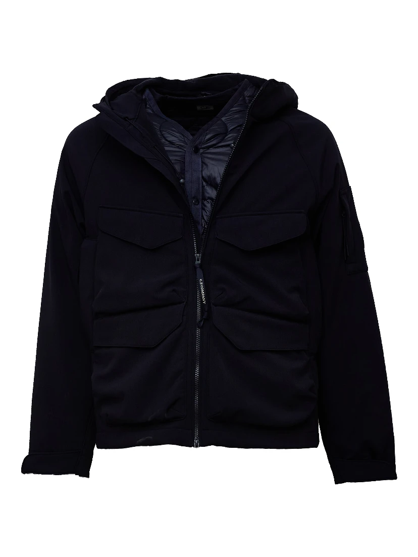 C.P. Shell-R Padded Hooded Lens Jacket