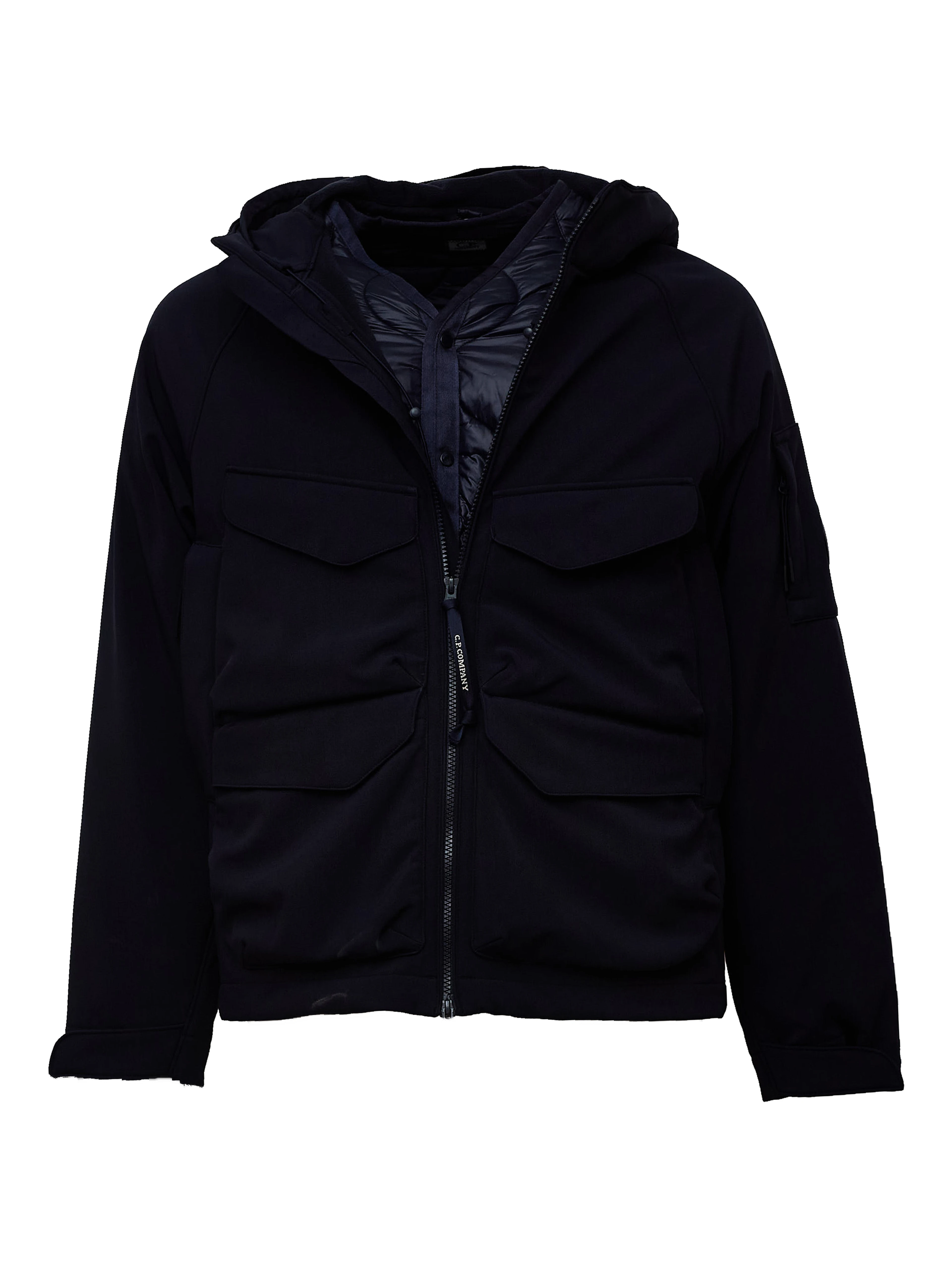 C.P. Shell-R Padded Hooded Lens Jacket