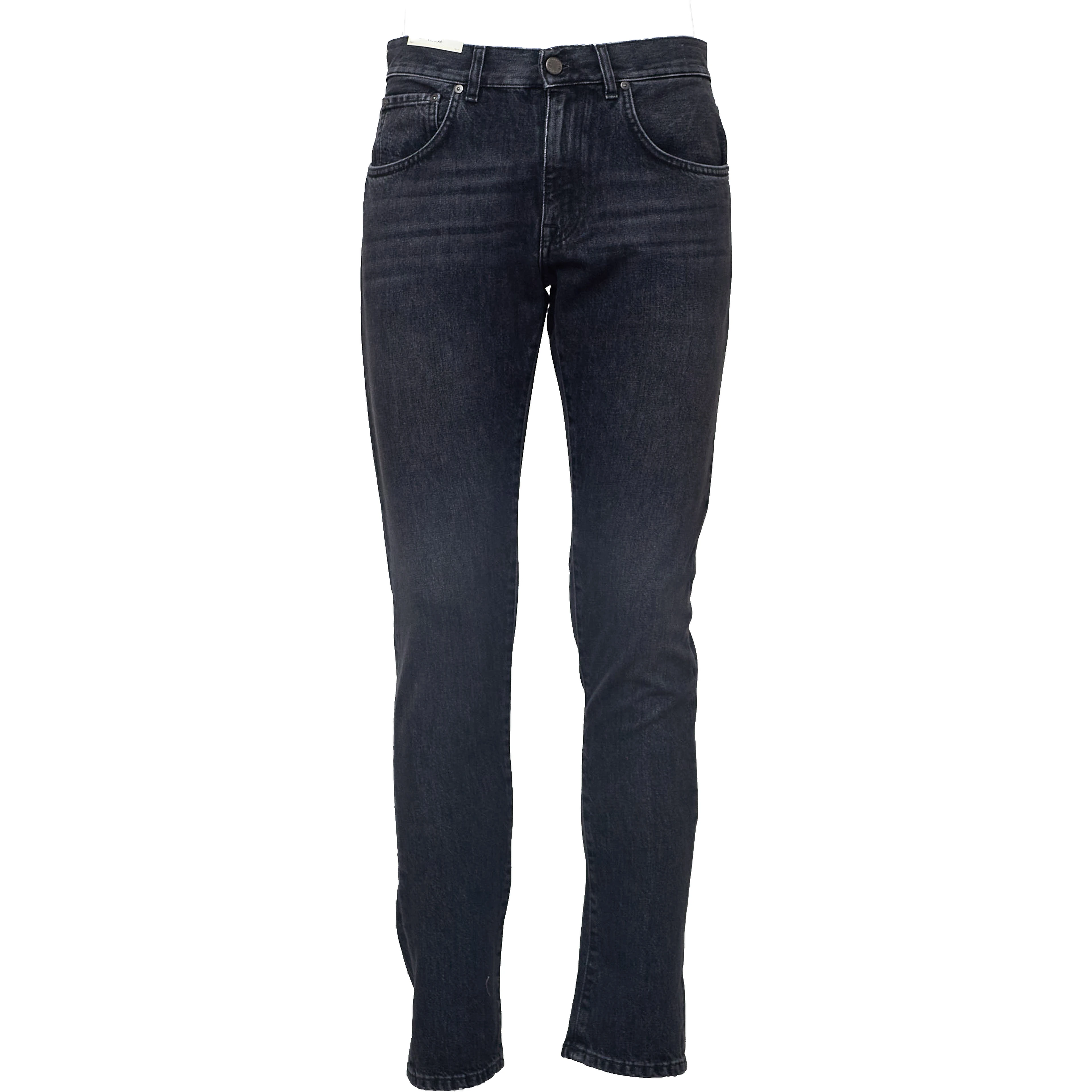 Jeans Breakbeat Zip Black Cotton Denim