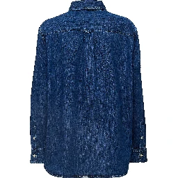 Woven Sport Shirt Denim