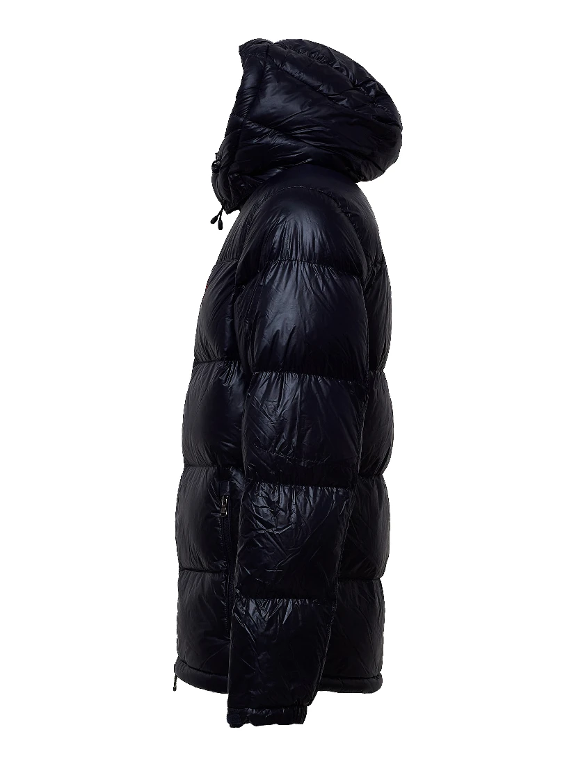 Glossy Insulated Bomber Jacket