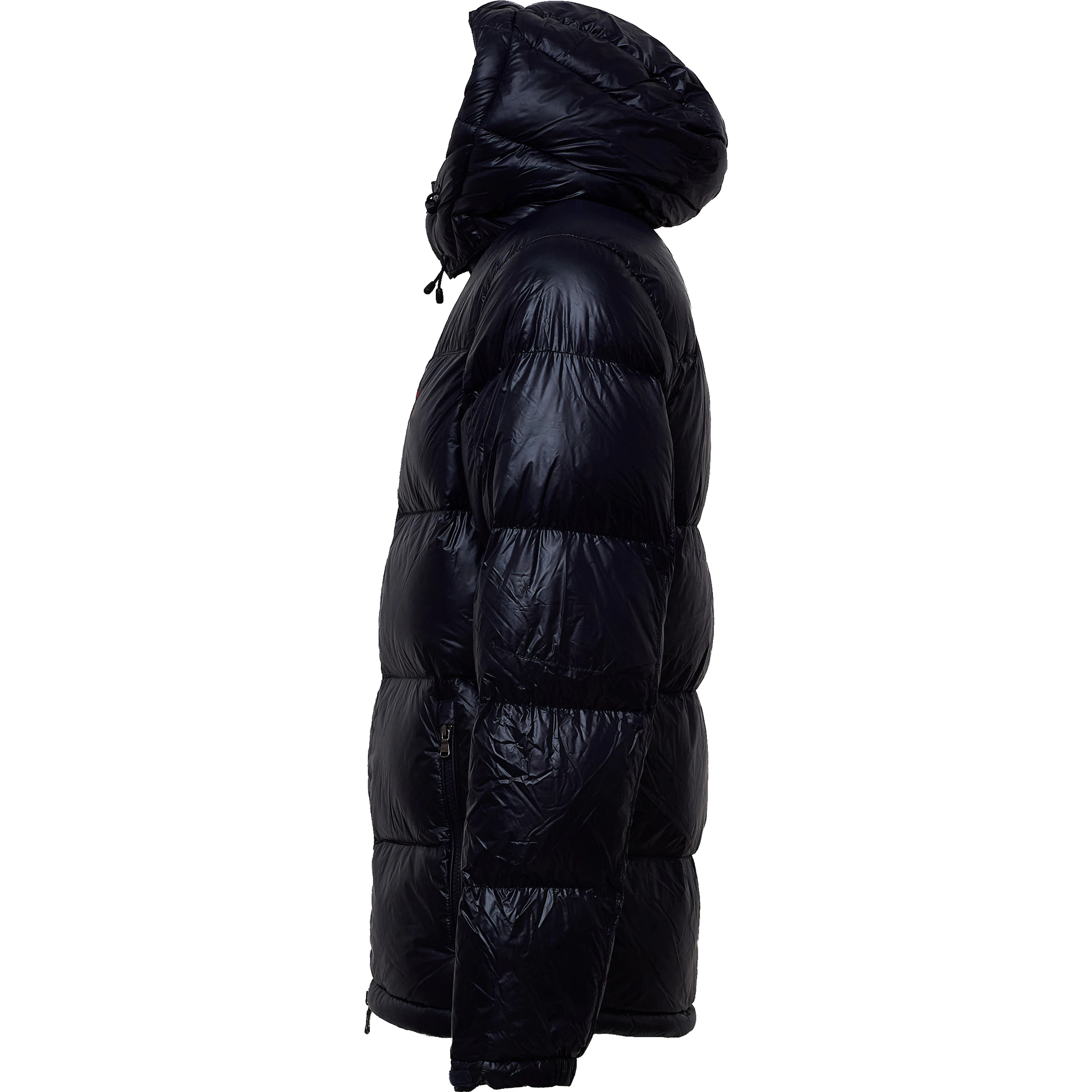 Glossy Insulated Bomber Jacket