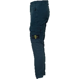 Pantaloni Cargo Stretch Organic Broken Twill Cotton Old Effect