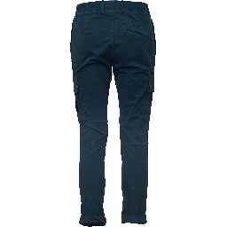 Pantaloni Cargo Stretch Organic Broken Twill Cotton Old Effect