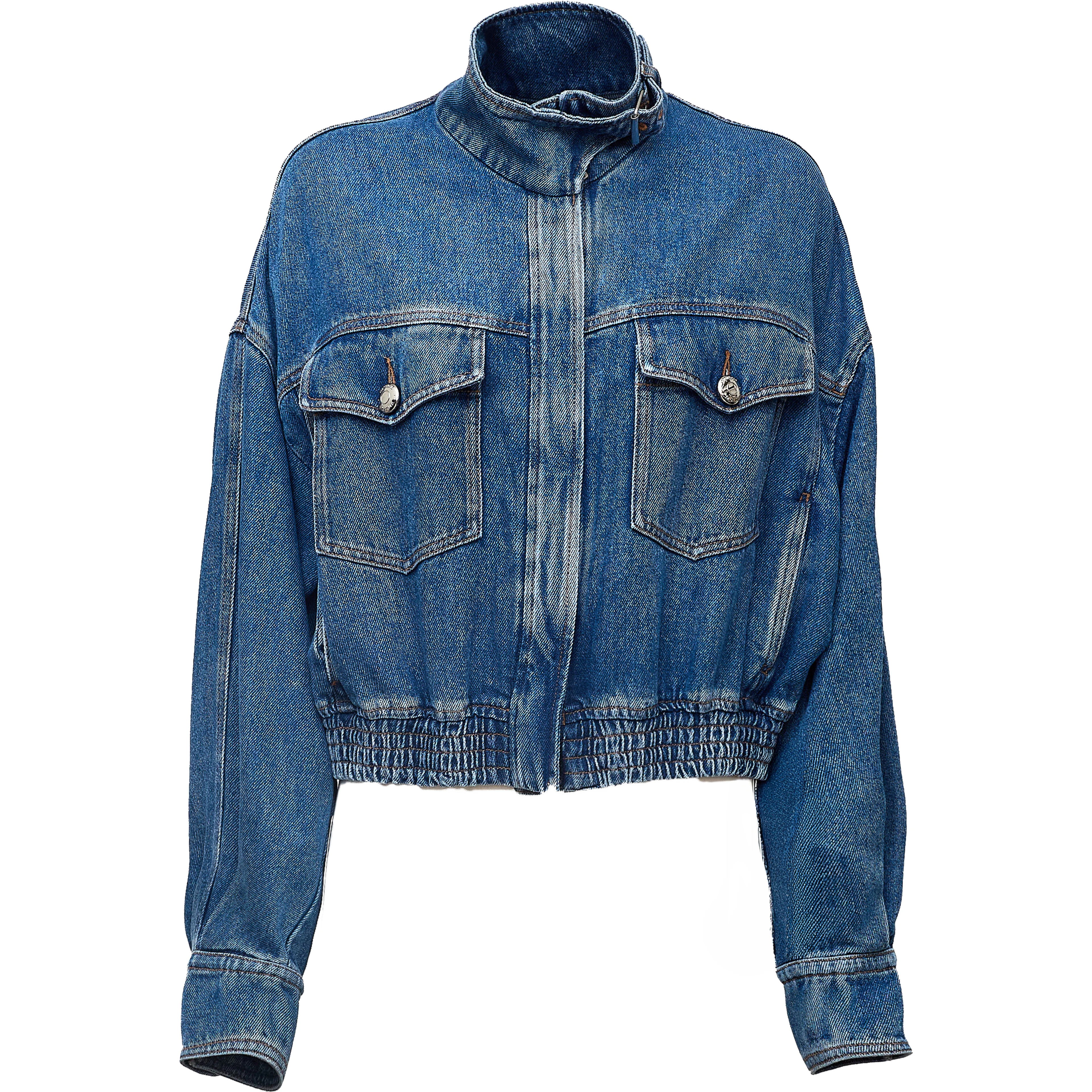 Giacca Bussola In Denim