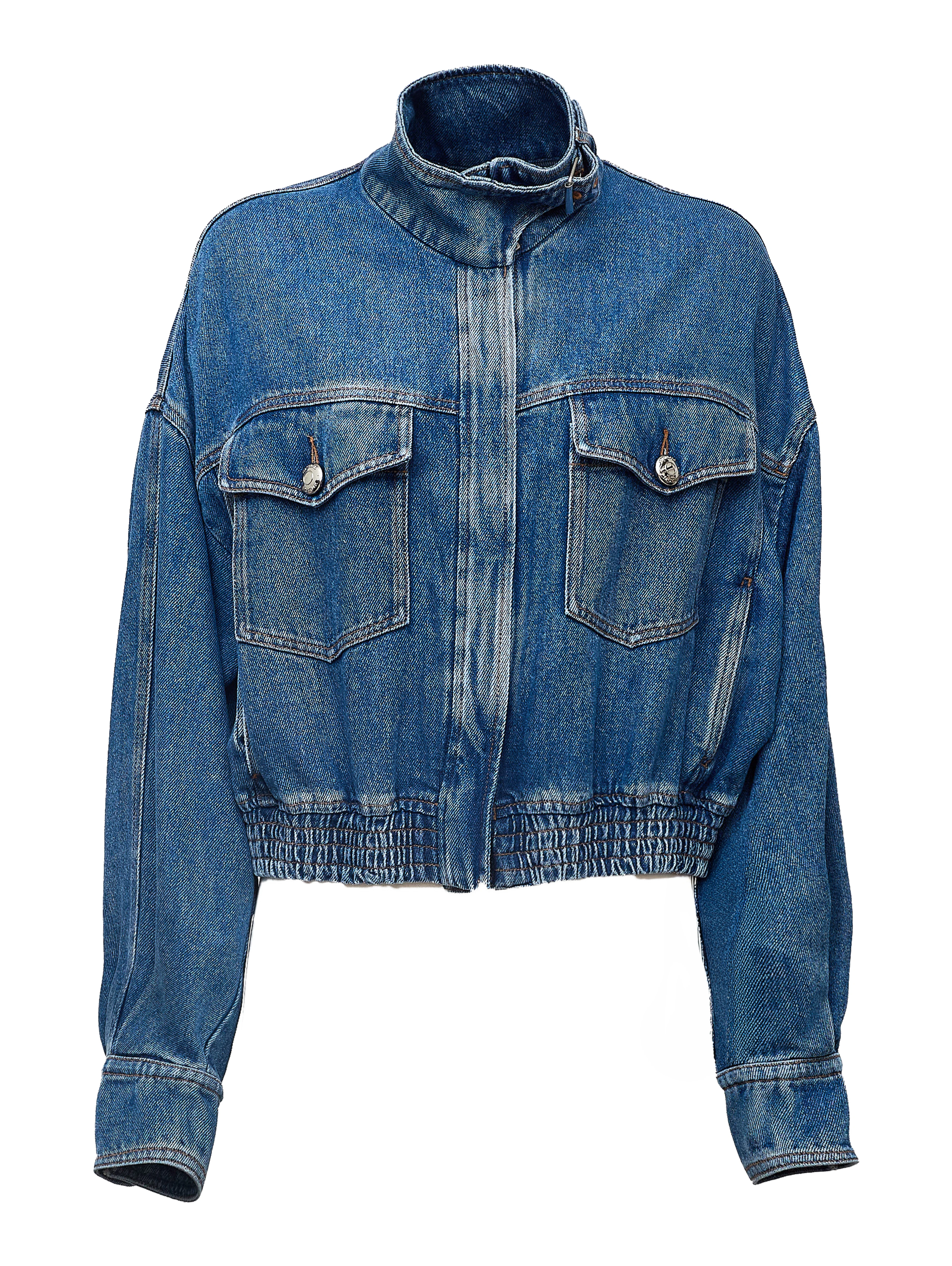 Giacca Bussola In Denim