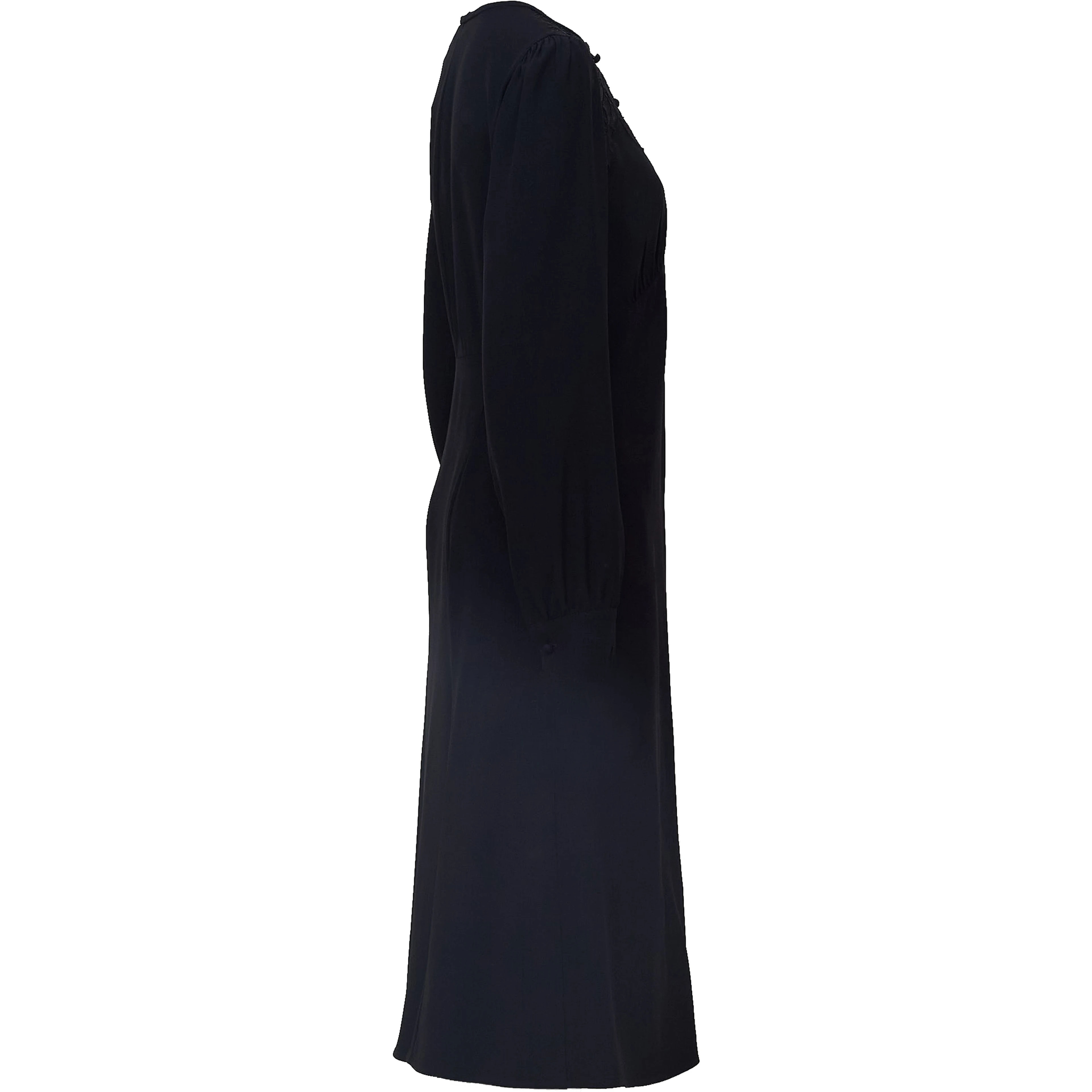 Abito Con Inserto In Pizzo