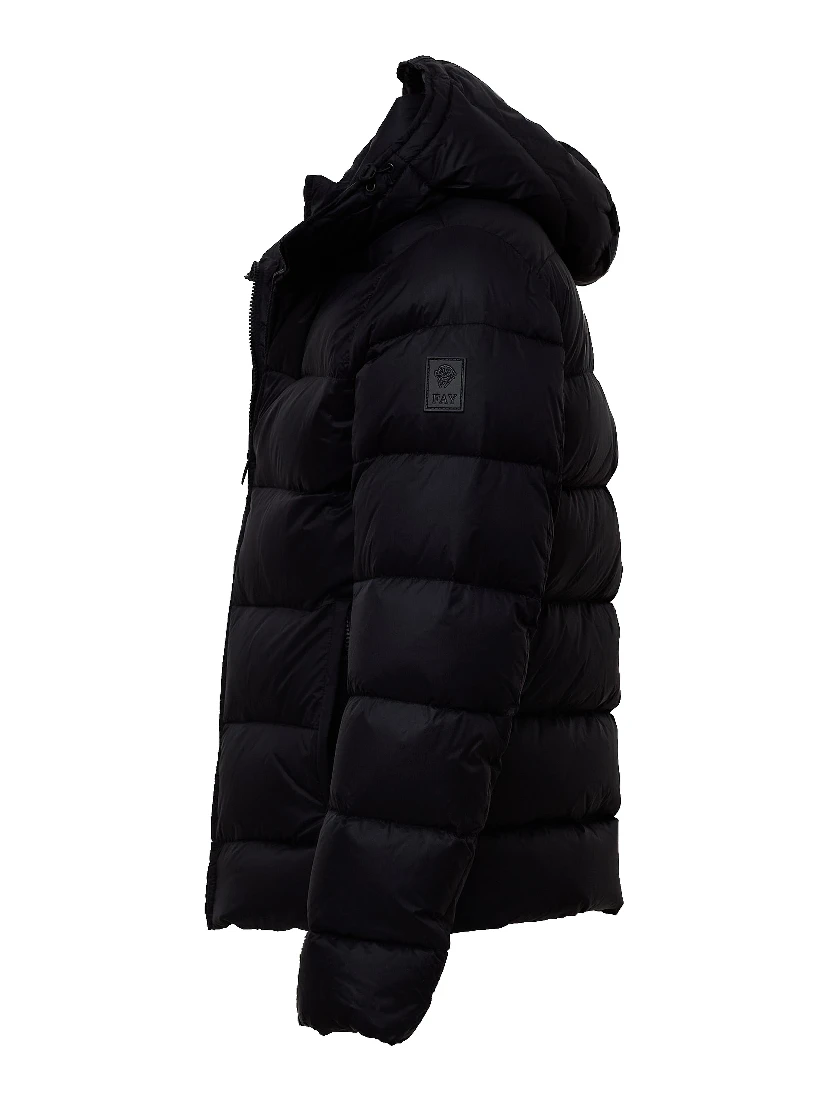 Piumino Double Front Cappuccio