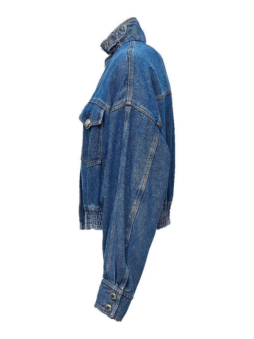 Giacca Bussola In Denim