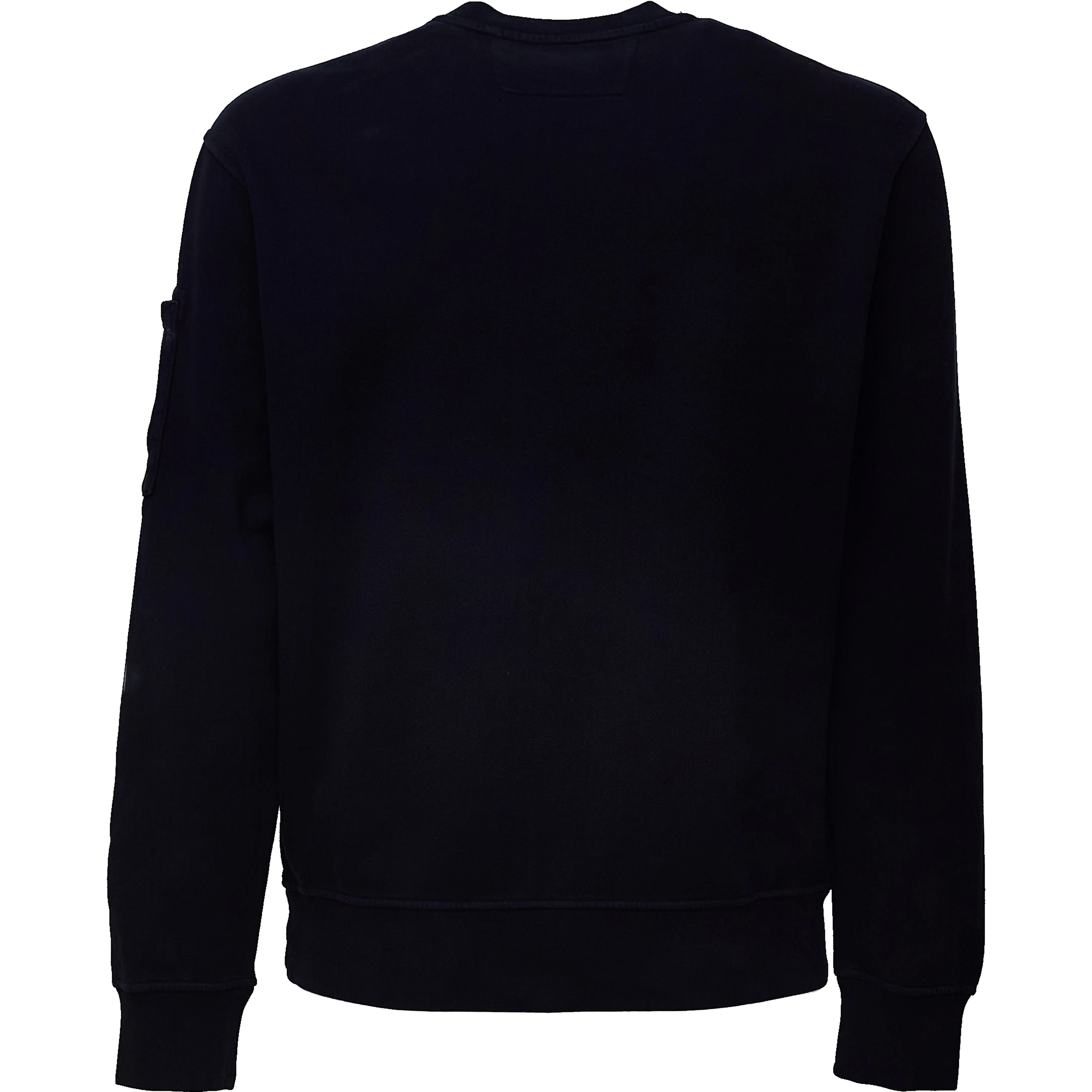 Brushed And Emerized Diagonal Fleece Crewneck Lens Sweatshirt