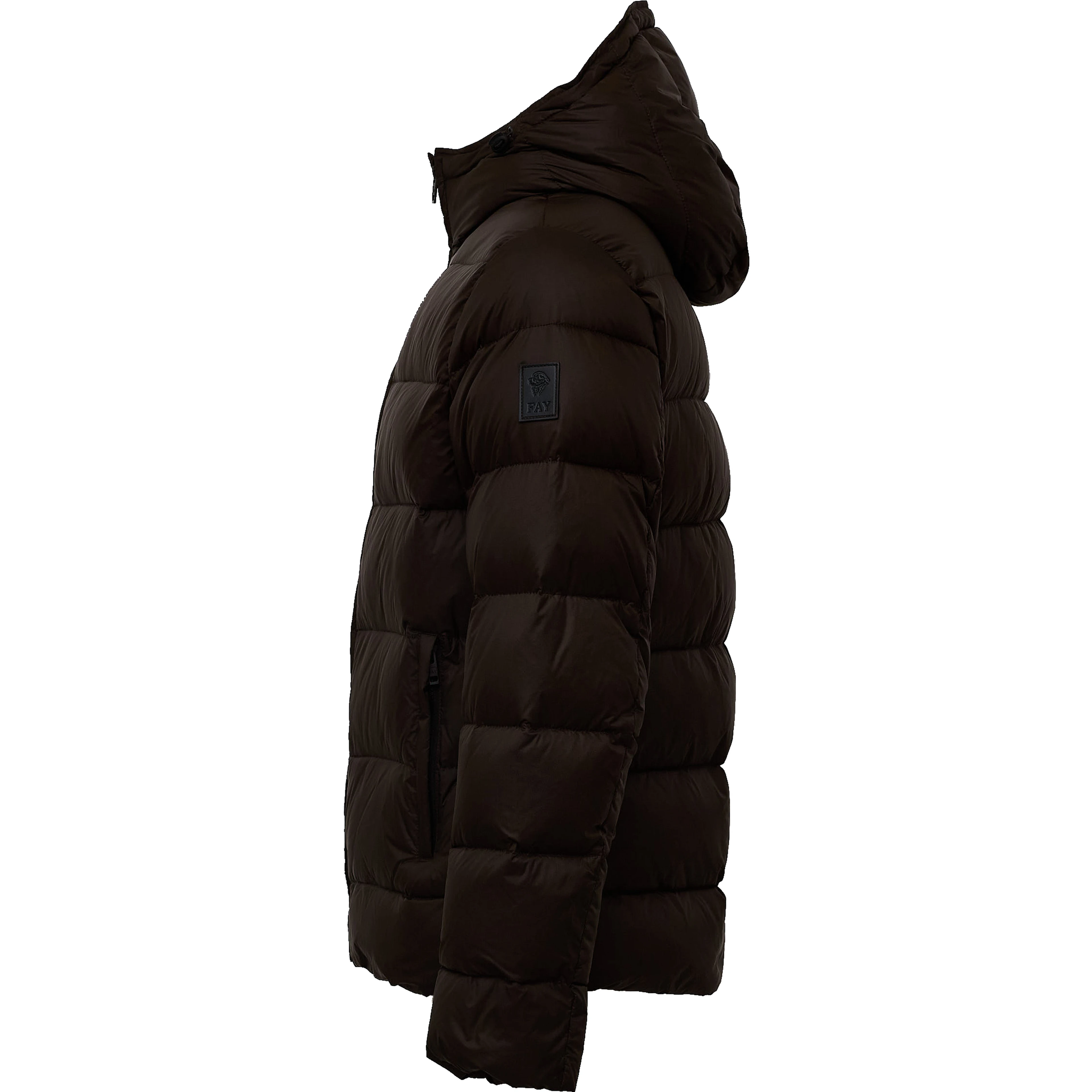 Piumino Double Front Cappuccio
